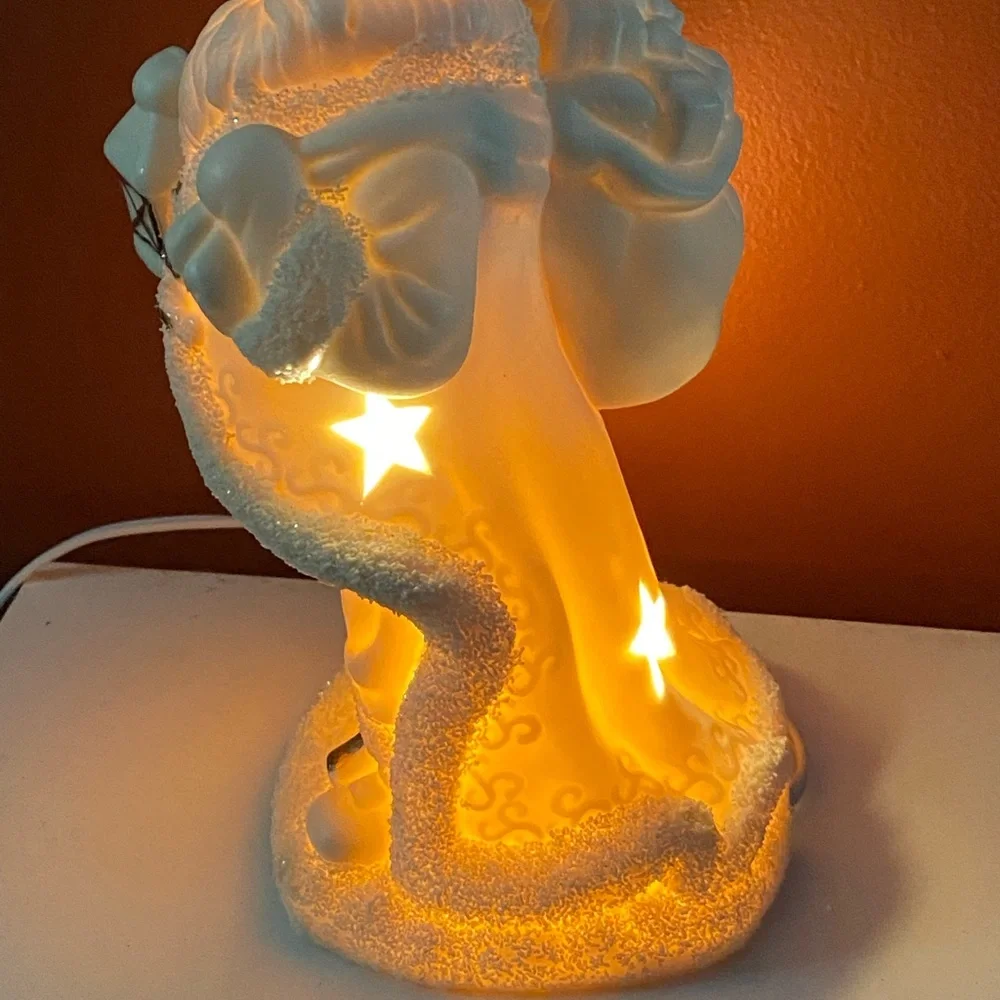 Porcelain Santa Night Light 🎄Christmas in July 🎄